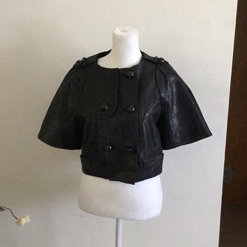 Hanni Y black leather jacket size 40 (8)